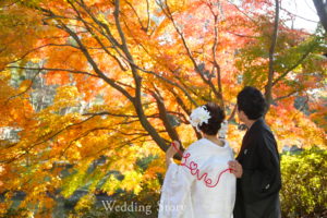 Wedding Story松戸店の和装ロケーション2着プランです。