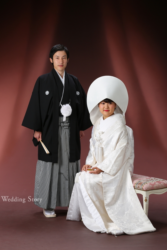 Wedding Story松戸店の和装スタジオプランの撮影です。