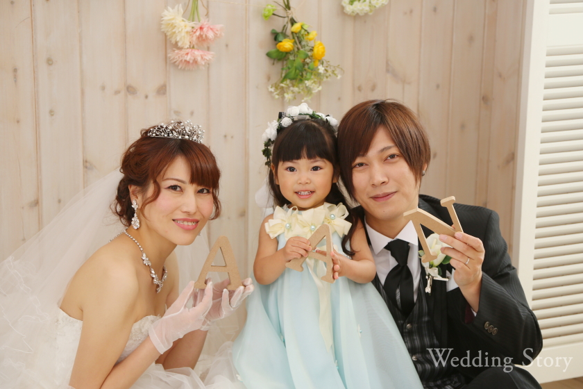 Wedding Story松戸店の和洋装スタジオプランの撮影です。