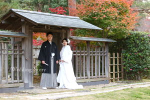 Wedding Story松戸店の和装ロケーション2着プランです。