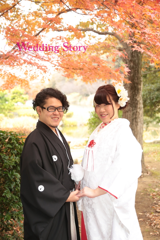 Wedding Story新東京店の和装ロケーションプランで前撮りされた新郎・新婦様