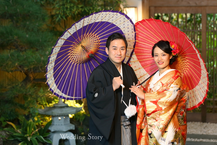 Wedding Story松戸店の和装スタジオプランの撮影です。
